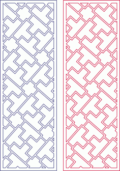 Vektor-moderne abstrakte Geometrie-Tetris-Muster