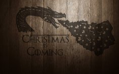 Cdr File Christmas Dragon Free Vector