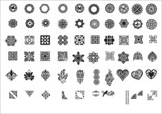 Colección de patrones diversos