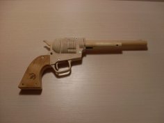 Pistola de banda de goma del ejército de acción simple
