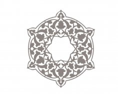 Motif circulaire sous la forme d'un mandala