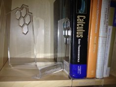 Laser Cut Honeycomb Billy Bookend