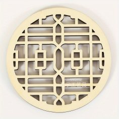 Laser Cut Mid Century Modern Wooden Coasters