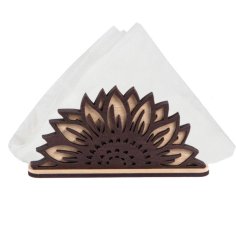 Laser Cut Half Sunflower Design Tissue Paper Holder