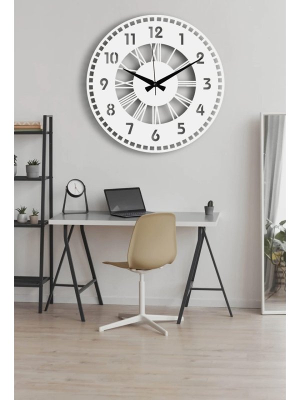 Laser Cut MDF Wall Clock