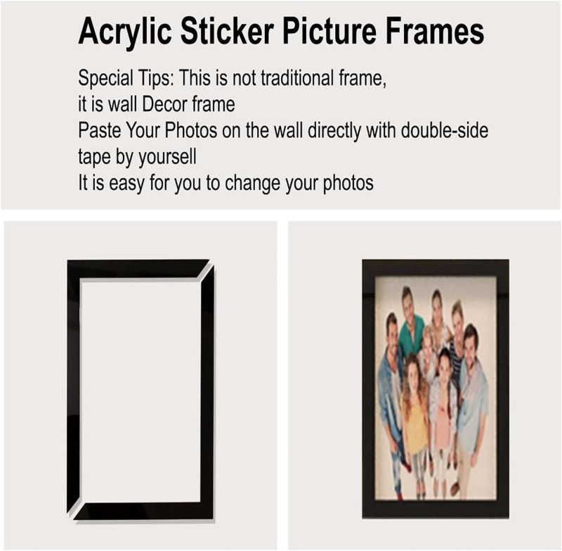 Laser Cut Family Tree Wall Decor Picture Frames Collage