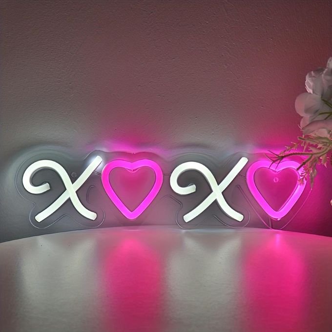 Laser Cut XOXO LED Wall Neon Sign