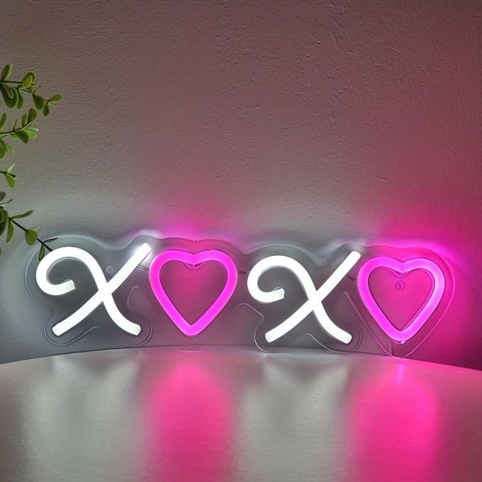 Laser Cut XOXO LED Wall Neon Sign