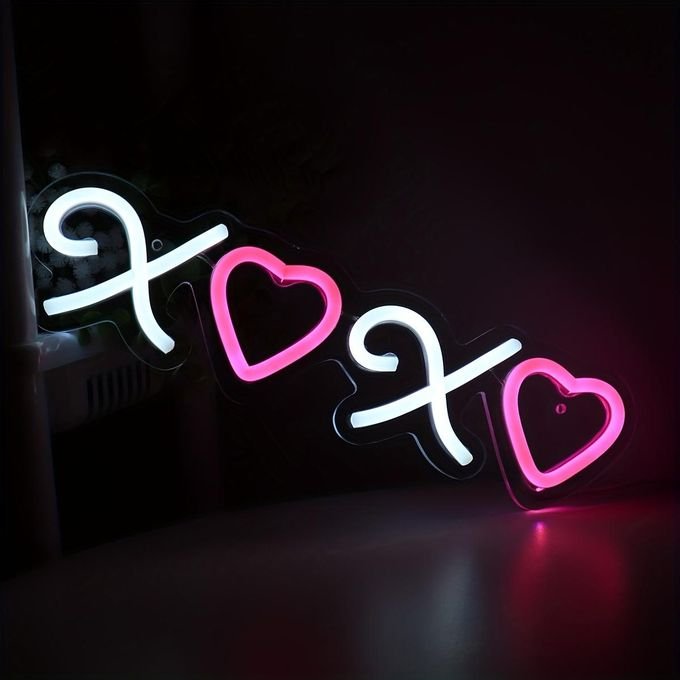 Laser Cut XOXO LED Wall Neon Sign