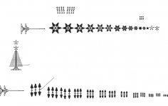 Schneeflocke Weihnachtsbaum DXF-Datei