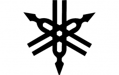 Логотип Yamaha векторный файл dxf