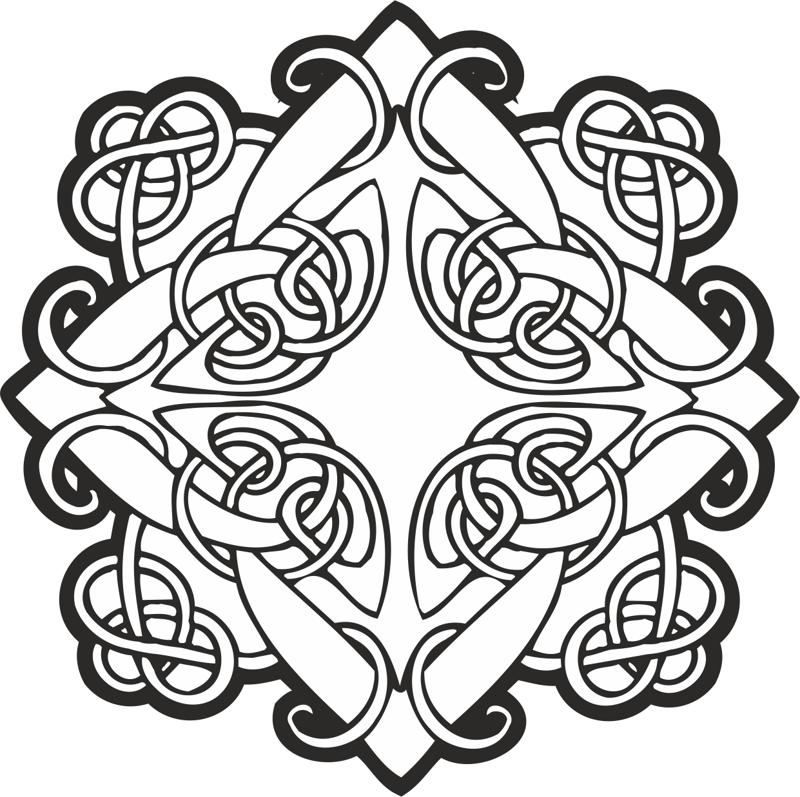 Keltischer Ornamentvektor