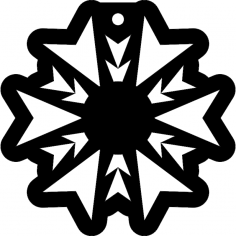 Snowflake dxf File
