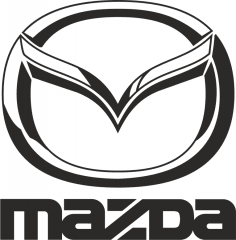 Mazda Siyah Vektör Logosu