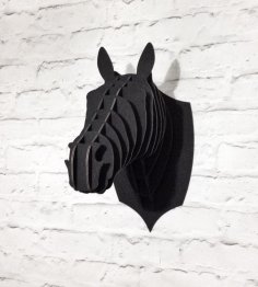 Laser Cut Horse Head Wall Mount Free Vector