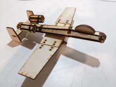 Laser Cut A10 Aircraft 3D Puzzle SVG File