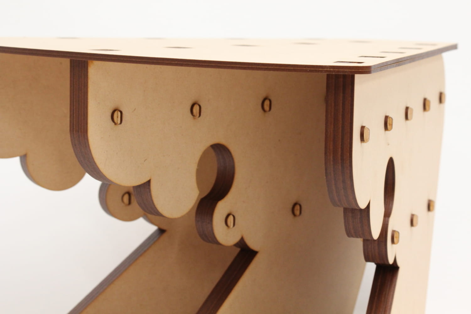 Laser Cut Kumode Stool Free Vector