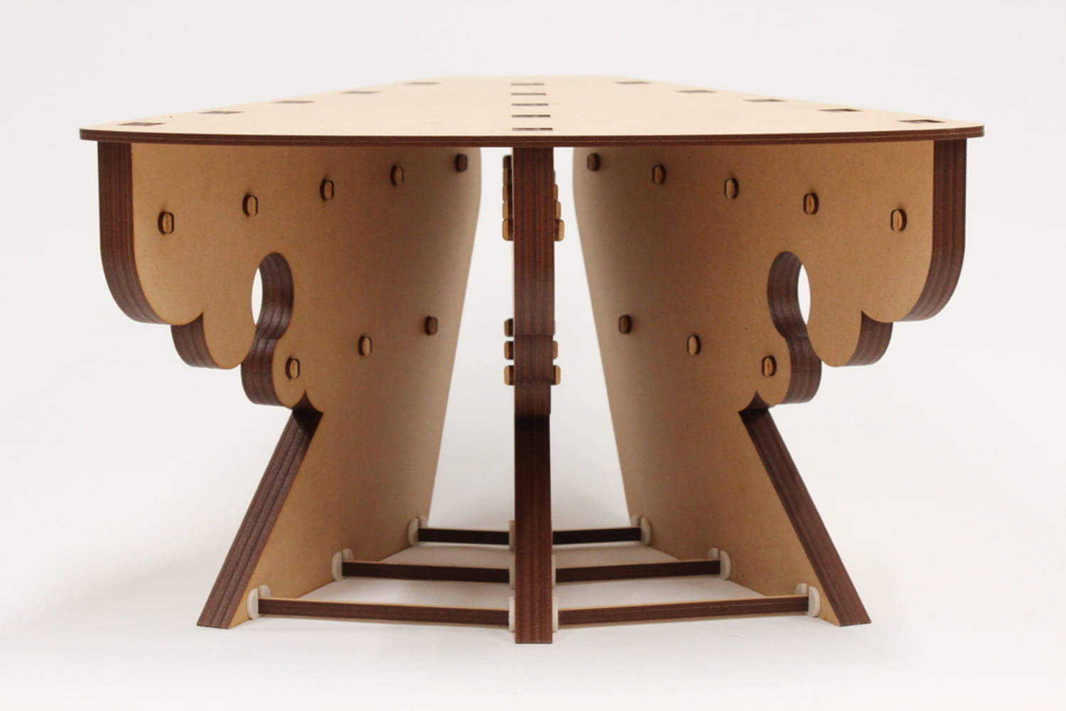 Laser Cut Kumode Stool Free Vector