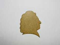 Laser Cut Wooden Bach Cutout Wood Bach Shape Free Vector