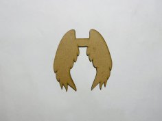 Laser Cut Angel Wings Shape Angel Wings Unfinished Wood Cutout Free Vector