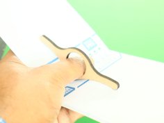 Laser Cut Book Page Holder Free Vector