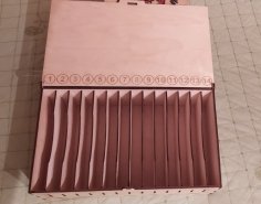 Laser Cut Cell Phone Storage Box For Classroom Free Vector