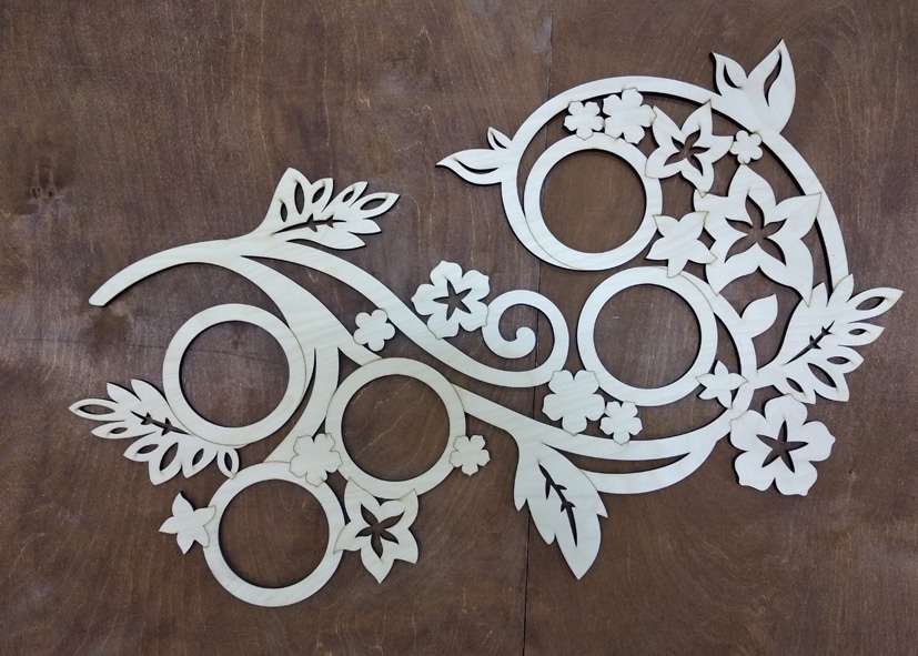 Laser Cut Decorative Picture Frame Free Vector