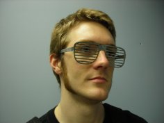 Laser Cut DIY Glasses DXF File
