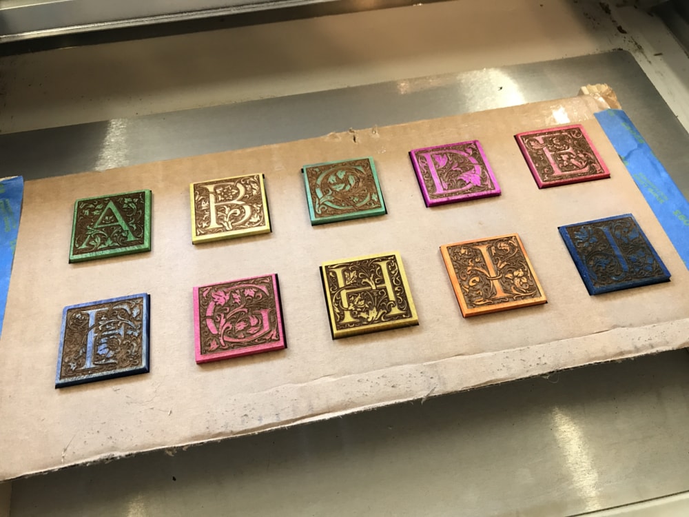 Laser Cut Classic Alphabet Blocks SVG File