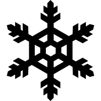 Dxf-файл дизайна снежинки