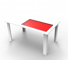 Laserowo wycinany nowoczesny współczesny stół
