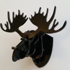 Laser Cut Moose Head SVG File
