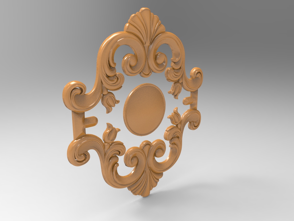 Furniture 3D Relief Model For CNC Wood Engraving Stl File