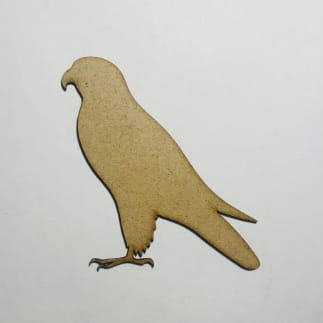 Laser Cut Falcon Wood Cutout Unfinished Craft Free Vector