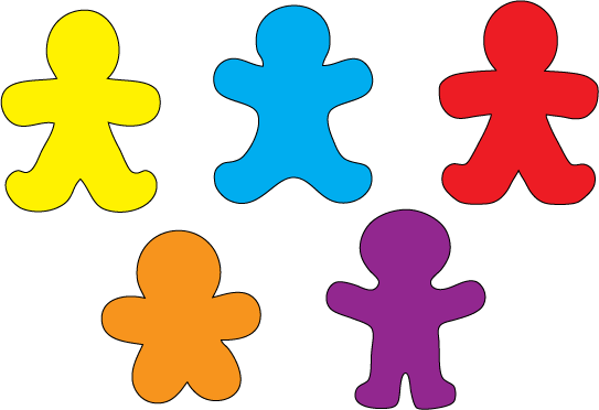 The Gingerbread Men DXF File gbm4.dxf