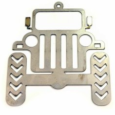 Laser Cut Metal Jeep Wall Art, Jeep Rustic Ornament