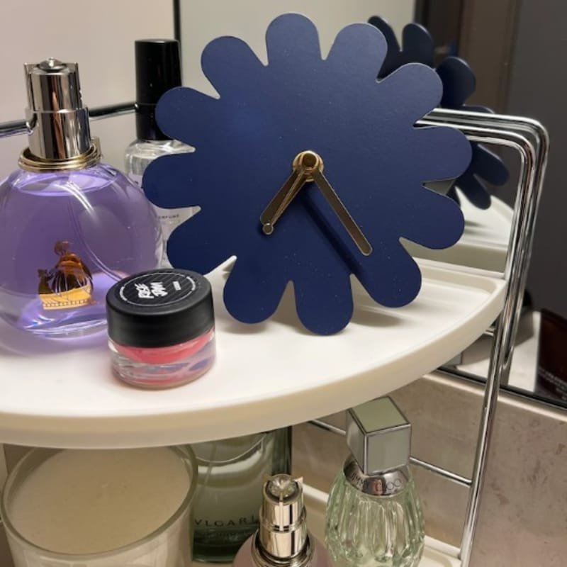 Laser Cut Time Blossom Mini Clock