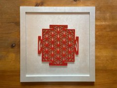 Laser Cut Sri Yantra Flower Of Life Sacred Geometry Wall Decor
