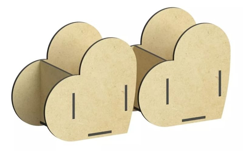 Laser Cut Heart Shape Candy Box