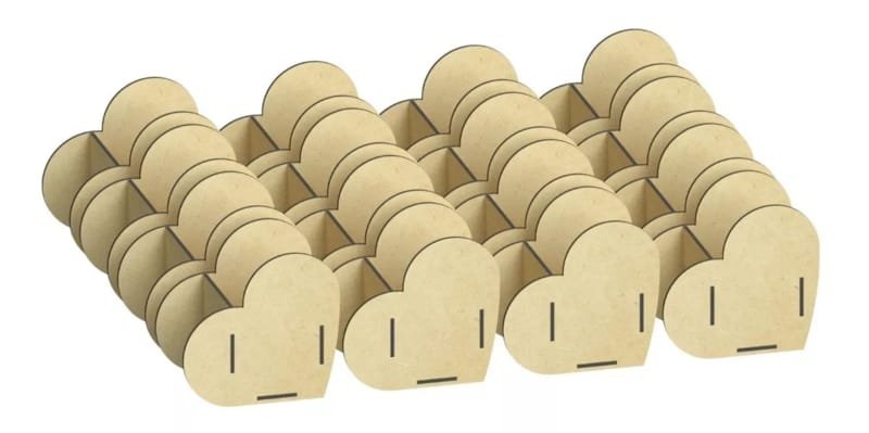 Laser Cut Heart Shape Candy Box