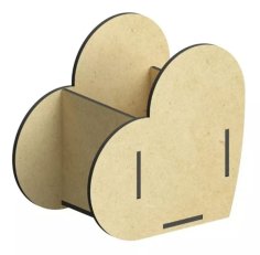 Laser Cut Heart Shape Candy Box