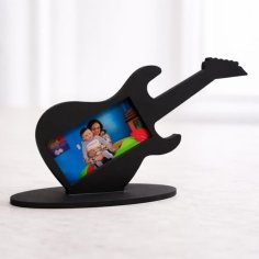 Laser Cut Guitar Shaped Photo Frame