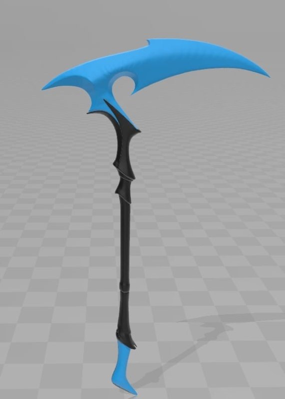 Skull Sickle 3D Printer Model Download Free STL File - 3axis.co