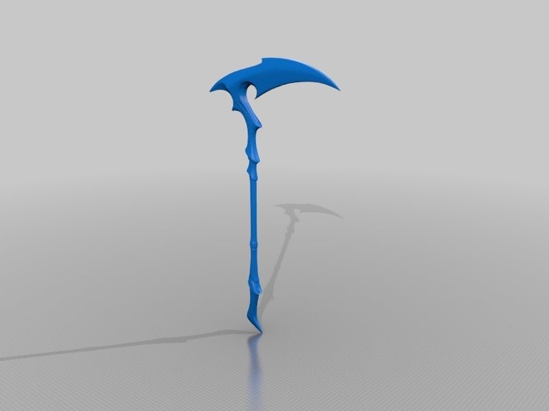 Skull Sickle 3D Printer Model Download Free STL File - 3axis.co