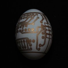 Laser Cut Circuit Board Egg For Egg-Bot