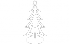 Árbol de Navidad Archivo dxf