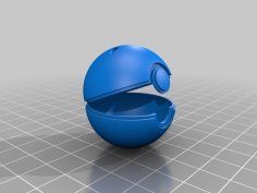 Pokeball Budgiehouse 3D Printer Model