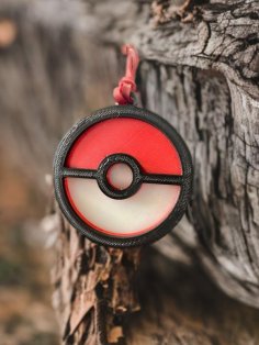 Pokeball Keychain (Multi Colour) 3D Printer Model