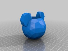 Planter – Pot MickeyMouse Lowpoly 3D Printer Model