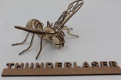 Laser Cut A Strong Bumblebee